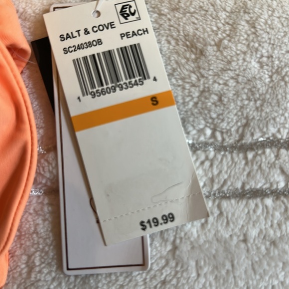 NWT Salt and Cove peach colored swimsuit bottoms size small - Picture 2 of 8